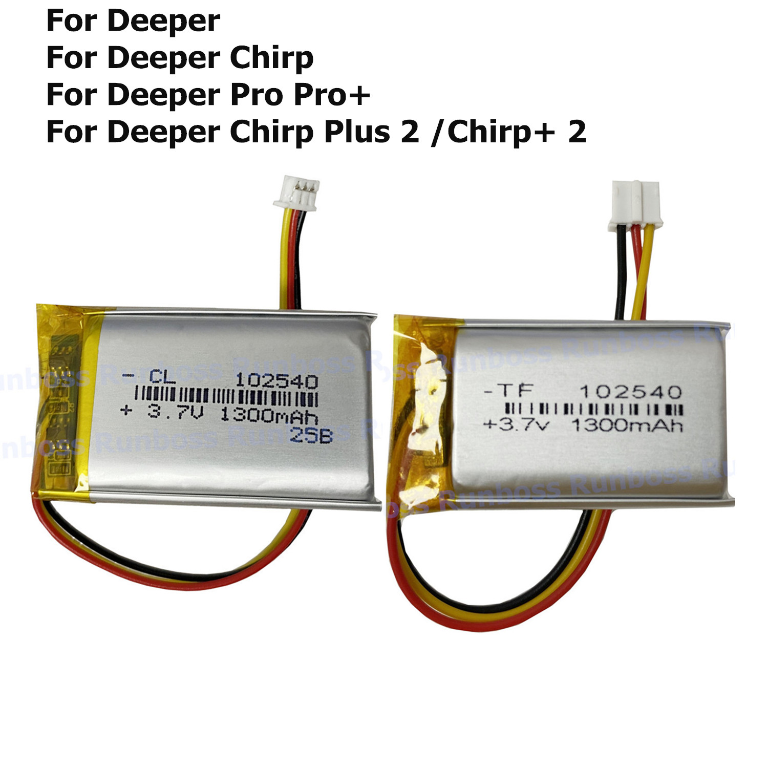 Fish Finder Gps - Nieuwe 3,7 V 1300 mAh batterij