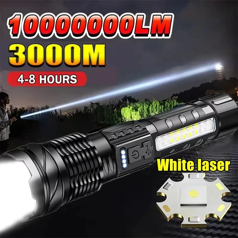 Fishing Light - Krachtige LED-zaklamp Batterijweergave USB Oplaadbaar licht