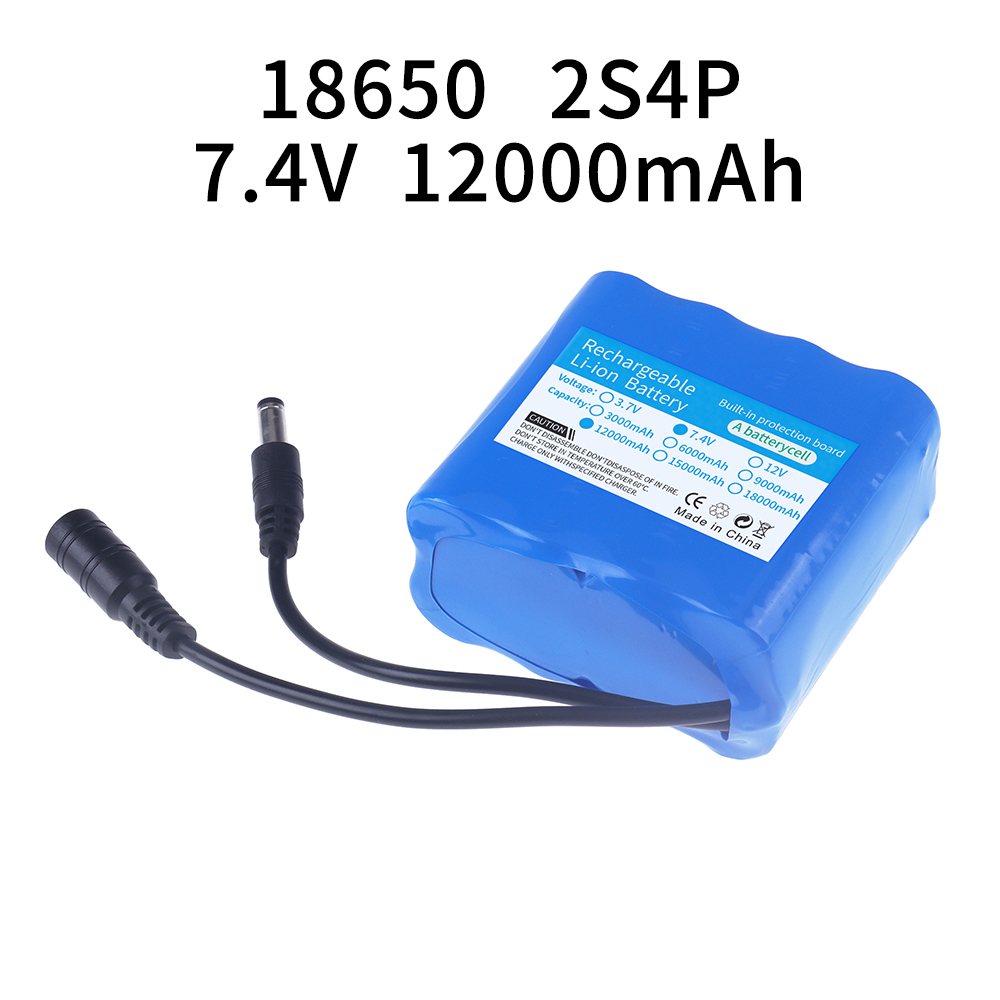 2S4P 18650 lithiumbatterij 7,4 - Fish Finder Battery recensie en prijs