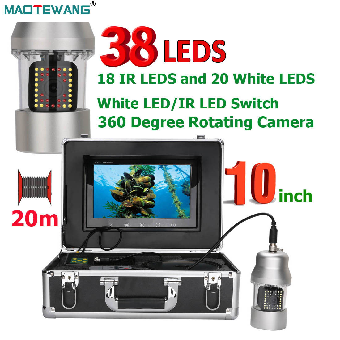 Maotewang Onderwater Vissen Vi - Fish Finder Battery recensie en prijs