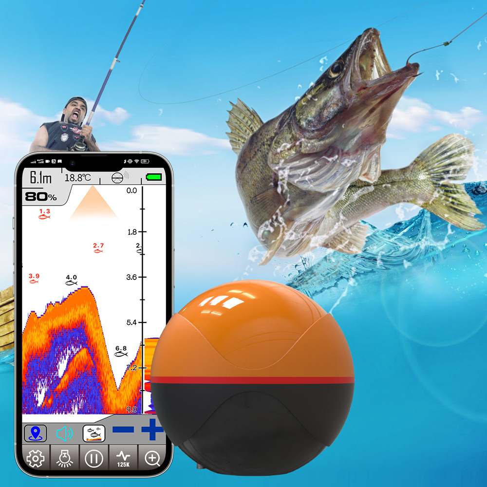 Nieuwe Dual-Frequency Smart Wi - Fish Finder Battery recensie en prijs