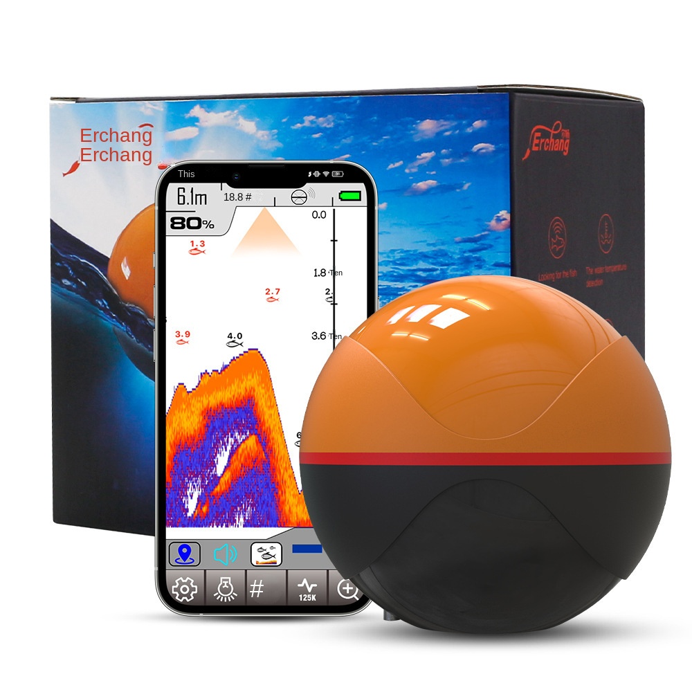 Nieuwe Dual-Frequency Smart Wi - Fish Finder Battery recensie en prijs