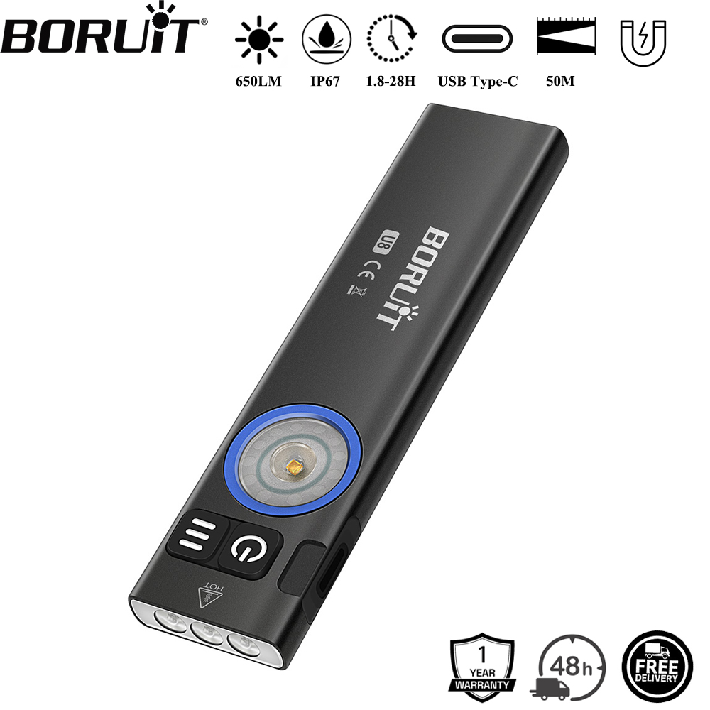 BORUiT U8 650LM EDC LED-zaklam - Fishing Light recensie en prijs